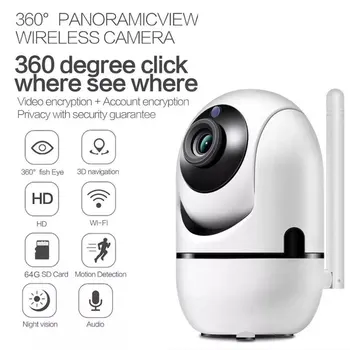Smart Câmera 1080P Wifi sem Fio Infravermelho Anti-Roubo de Ip Câmera de Visão Noturna Inteligente Hd Câmera de Vigilância