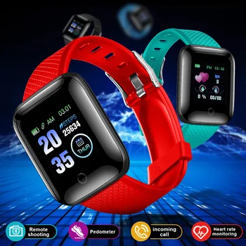 Smart Relógio Mulheres Homens 2020 Sport Fitness Tracker Pulseira para Monitor de frequência Cardíaca Smartwatch Relógio de Pulso de Bluetooth para ios Android
