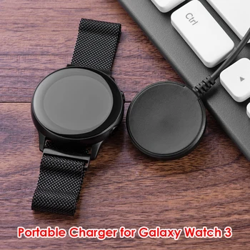 Smart Watch Cabo do Carregador USB Exterior de Compras de Acessórios para o Galaxy Watch 3 Ativo 1 2 fonte de Berço Adaptador