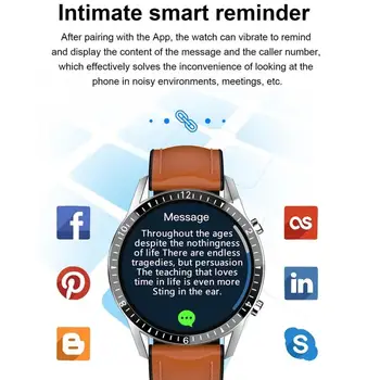 Smart Watch Homem Bluetooth 4.0 Pressão Arterial Monitor de frequência Cardíaca IOS 8.4 Versão do Android Acima 4.4 Acima Smartwatch Android