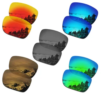 SmartVLT 5 Pares de Óculos Polarizados de Substituição de Lentes para Oakley Holbrook XL - 5 Cores