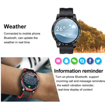 SmartWatch 2020 para os Homens de Chamada Bluetooth Smart Relógio de frequência Cardíaca para IOS Xiaomi Huawei Oppo Assistir PK Amazfit GTR2 Garmin Fenix 5