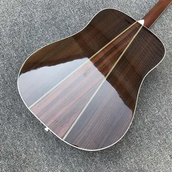 Solid Spruce 41 polegadas clássico Violão de Fábrica hardmade fundo 35 estilo de violão,Guitarra, frete Grátis