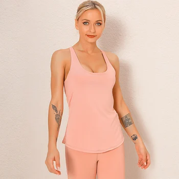 Sportswear Ginásio Aberto da parte Superior Superior Traseiro de Camisas de Yoga Tops Desgaste dos Esportes Para as Mulheres 2020 Roupas de Fitness Topo de Tanque T-shirt das Mulheres Camisa