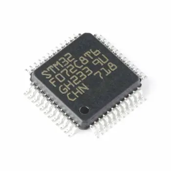 Stm32f072 mcu de 32 bits Stm32 Arm Cortex M0 Risc de 64 kb de Flash 2,5 v/3,3 v 48-pin Lqfp Stm32f072c8t6