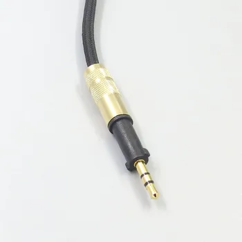 Substituição do Cabo de Áudio Cabo de Fio com Microfone Em linha e de Controle para AKG K450 K460 K480 Q460 K451 Fones de ouvido