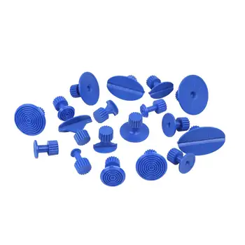 Super Ferramentas de PDR 18 peças/set Colagem Azul Guias Dent ventosa Para Dent Extratores apresentação de Martelo Paintless Dent Remoção Kit kit de ferramentas de Mão