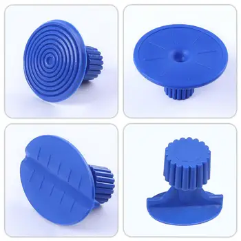 Super Ferramentas de PDR 18 peças/set Colagem Azul Guias Dent ventosa Para Dent Extratores apresentação de Martelo Paintless Dent Remoção Kit kit de ferramentas de Mão