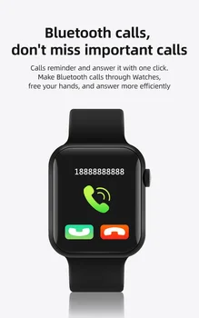 T900 Smart Watch 44MM de IWO 13 Pro Relógio Série 5 1:1 de Chamada Bluetooth Smartwatch da frequência Cardíaca para IOS, Android Telefone PK IWO 11 T500