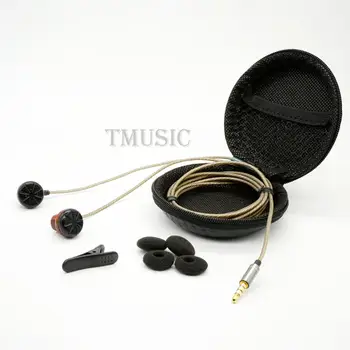 TMUSIC Fones de Cabeça chata No Ouvido hi-fi Fone de ouvido Berílio Diafragma com Fio de Baixo Fones de ouvido