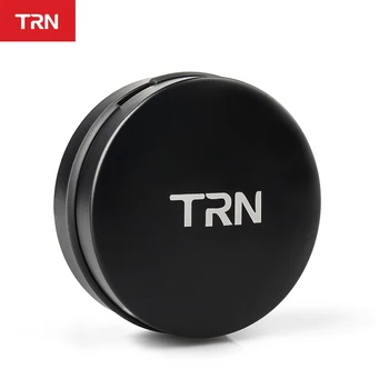 TRN Fone de ouvido Caixa de Metal Personalizável logotipo High-end Fone de ouvido Bluetooth Armazenamento de caixa de Anti-pressão Portátil Fone de ouvido Saco para TRN V90