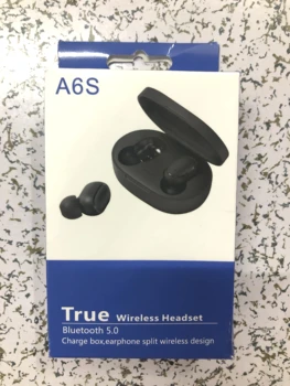 TWS sem Fio Fone de ouvido PK Redmi Airdots Fones de ouvido Bluetooth 5.0 Fones de ouvido com Cancelamento de Ruído de Microfone para iPhone Huawei, Samsung Xiaomi