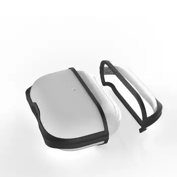 Tampa Transparente Para A Apple Airpods Pro Caso Fosco Capa Transparente Para AirPods 3 Acessórios Com Porta-Chaves De Gancho Do Fone De Ouvido Caso Difícil