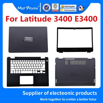 Tampa Traseira do LCD LCD do painel Frontal PalmrestBase a Tampa de Volta Para Dell Latitude 3400 0H02YK H02YK 0F66TD F66TD 0NFPP9 NFPP9 0T22K1 T22K1