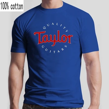 Taylor Violão Acústico Preto Tee T-Shirt dos Homens Sz S 3Xl Fashion T-Shirt Marca Preço Baixo de Gola Redonda Homens Tees de Moda