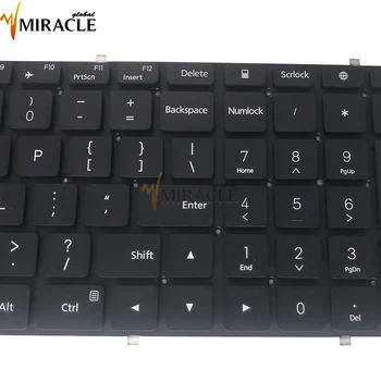 Teclado do laptop para xiaomi-NOS em inglês RUBY TM1802 TM1801 MX110 TM1709 TM1705 AETMBU00010 9Z.NFCSQ.101 preto com branco original
