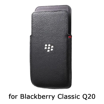 Telefone Original Bolsa para Blackberry Clássico Q20 Genuíno Caso de Couro para Blackberry Q20 Artesanais de Luxo Fundas Pele do Saco