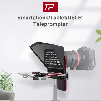 Teleprompter para Tablet Smartphone de Câmera DSLR, a Entrevista de Fala Auxiliar FKU66