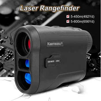 Telêmetro a Laser Telescópio 600m Medidor de Distância Digital Caça Monocular Rangefinder do LCD para o Golfe, a Caça esportiva Pesquisa