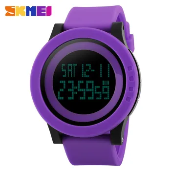 Top Vender SKMEI Moda Casual Relógios das Mulheres de Esportes Relógios Impermeável LED Relógio Digital Mulheres Relógios de pulso das Mulheres Relógio de Pulso