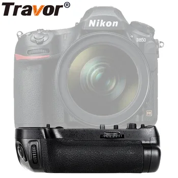 Travor vertical bateria grip para Nikon D850 Câmera DSLR trabalhar com EN-EL15 ou 8 peças AA bateria MB-D18