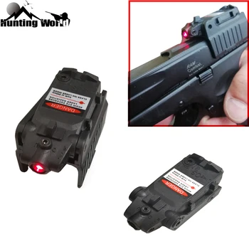 Tática Visão Laser Vermelho Âmbito Red Dot Traseira com o objetivo de Vista para a Caça de Airsoft Glock 17 19 22 23 25 26 27 28 31 32 33 34 35 37 38