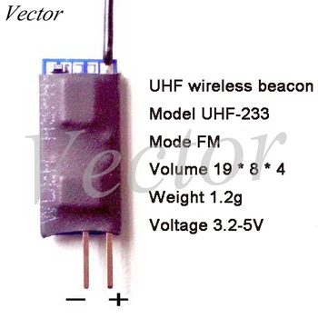 UHF233 de rádio Amador sentido de encontrar beacon fonte de sinal do módulo