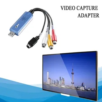 USB 2.0 de Áudio de Vídeo, Placa de Captura de Adaptador VHS to DVD Converter o Windows 2000 / XP / Vista / 7 256 mb de RAM Easycap Dc60 LESHP