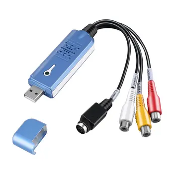 USB 2.0 de Áudio de Vídeo, Placa de Captura de Adaptador VHS to DVD Converter o Windows 2000 / XP / Vista / 7 256 mb de RAM Easycap Dc60 LESHP