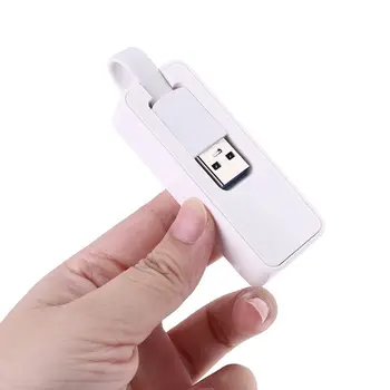 USB 3.0 Adaptador de Ethernet de rede de Cartão de Hub 2500Mbps 2,5 G RJ45 Lan o Adaptador de Laptop
