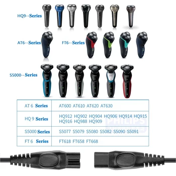 USB Plug 8V 2W HQ850 Carregador Adaptador Para Philips Norelco máquina de Barbear lâminas de barbear S5077 S5079 S5080 S5082 S5090 S5091 HQ850 Carregador