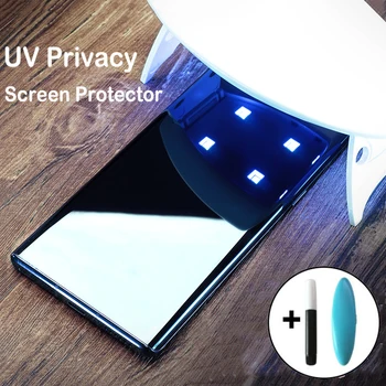 UV Líquido Total de Cola Tampa de Privacidade de Vidro Temperado para Samsung Nota 20 Ultra UV Protetor de Tela para Samsung Galaxy Nota 20 Ultra