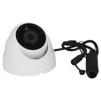 UniLook 5MP Mini Dome de Câmera IP POE Construído no Microfone Exterior de Segurança, Câmera do CCTV IR de 30m IP66 Hivision Compatível ONVIF H. 265