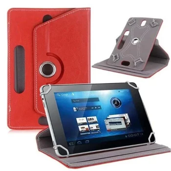 Universal Tablet PC Caso Shell Tampa Tablet Android Protetor de Couro 360 Graus de Rotação De 10 Polegadas Couro PU Durável