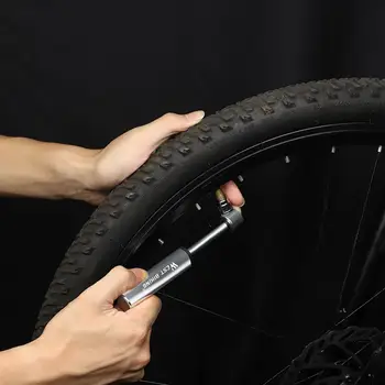 Venda quente Bomba de Bicicleta Clássico Textura Delicada Portátil Mini BTT Bomba de Ar da Liga de Alumínio de Bicicleta Portátil Inflador de Pneus