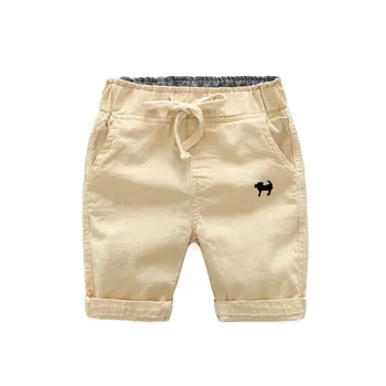 Vendas de fábrica 2020 nova versão coreana de meninos shorts ocasionais de bebê verão de cinco pontos calças crianças calças atacado de Impressão cão
