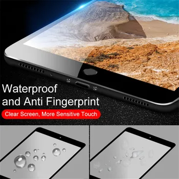 Vidro Protetor Para ipad pro 11, 10D Completo Tampa de Vidro Preto de Filmes Para o iPad Pro 11 2018 Protetor de Tela