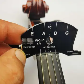 Violino Pontes Multifuncional Molde Do Modelo De 1/2 3/4 4/4 Violino Pontes De Reparação Ferramenta De Referência Braço Raspador De Ferramenta Para Tomada De