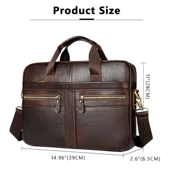 WESTAL homens maleta bolsa designer saco de homens de couro genuíno saco do portátil homens office saco para homens de negócios de porte de documento de 2099