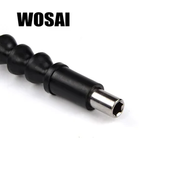 WOSAI Eixo Flexível Bits chave de Fenda Magnética Extensão de Broca Titular Ligar para Eletrônicos Broca de 1/4