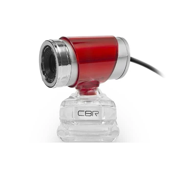Webcam CBR CW 830M Vermelho, 0.3 MP, 640 x 480, USB 2.0, microfone, vermelho 4982905