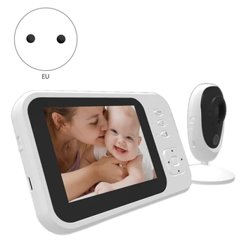 WiFi Baby Monitor com Câmera de Vídeo do Bebê Dormir NannyAudio Visão Noturna da Segurança Home Babyphone Câmara Plug UE