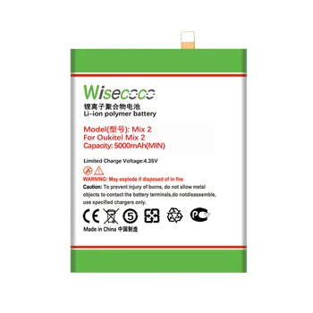 Wisecoco Bateria Para Oukitel Mistura de 2 de Celular No Estoque de Alta Qualidade +de número de Rastreamento