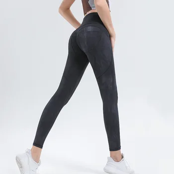 Wmuncc Mulheres Execução De Fitness Legging De Esportes Apertadas Calças Impresso Sexy Calças De Yoga Push-Up Cintura Alta Slim Exterior
