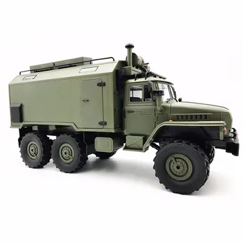 Wpl B36 Ural 1/16 2,4 G 6Wd Rc Truck Rock Crawler Comando Veículo de Comunicação Rtr Brinquedo Auto Exército Caminhões