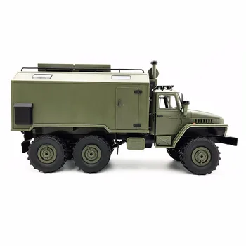 Wpl B36 Ural 1/16 2,4 G 6Wd Rc Truck Rock Crawler Comando Veículo de Comunicação Rtr Brinquedo Auto Exército Caminhões