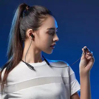 Xiaomi Fone De Ouvido Bluetooth Linha Gratuita Sem Fio De Pescoço Montado No Pescoço Montado No Ouvido Bluetooth Música Esportes Fones De Ouvido
