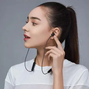 Xiaomi Fone De Ouvido Bluetooth Linha Gratuita Sem Fio De Pescoço Montado No Pescoço Montado No Ouvido Bluetooth Música Esportes Fones De Ouvido
