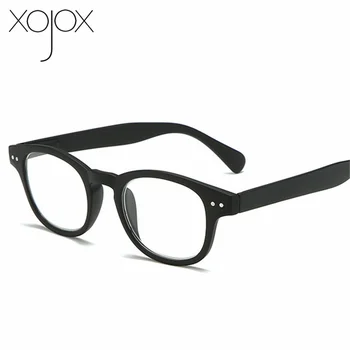 XojoX Computador Óculos de Leitura Homens Vintage Mulheres Rodada Presbiopia Óculos Unissex Hipermetropia dioptria +1 +.1 5 +2.0 +2.5 +3.0 +3.5