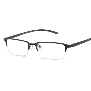 XojoX Homens de Metal de Negócios Azul Filme Óculos de Armação Anti Luz Azul Óculos falsos Óculos de Lente Clara Miopia de Óculos para Mulheres